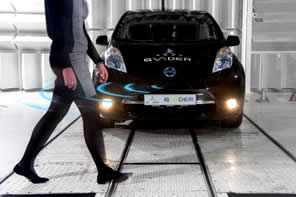 Marca japonesa crea alerta audible de peatones para autos eléctricos