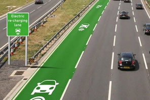 En Inglaterra probarán autopistas para cargar vehículos eléctricos