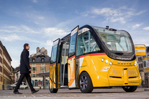 Suiza ya prueba autobuses urbanos autónomos y eléctricos